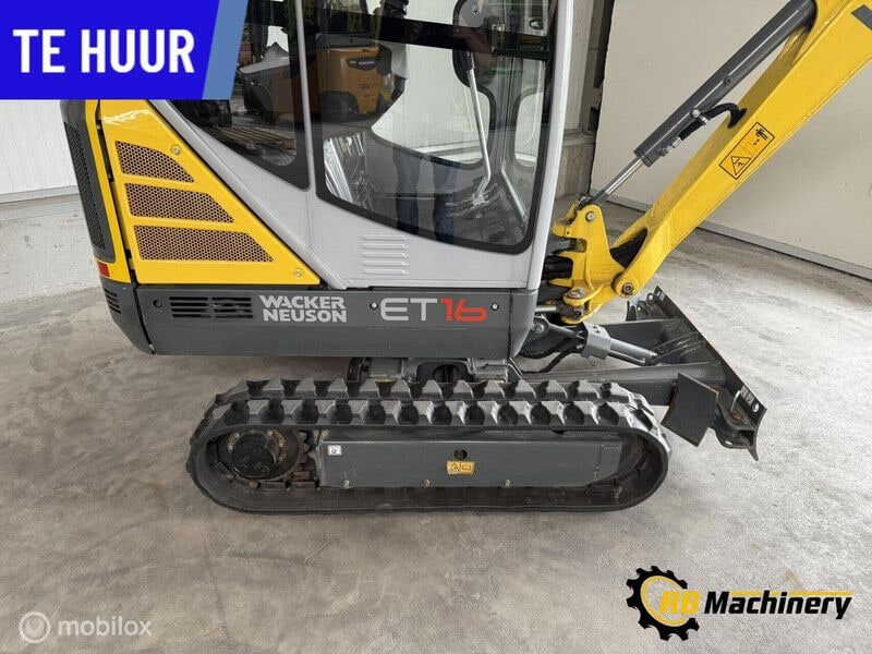 2022 Wacker Neuson ET16 mini excavator side view 2022 Wacker Neuson ET16 mini excavator side view