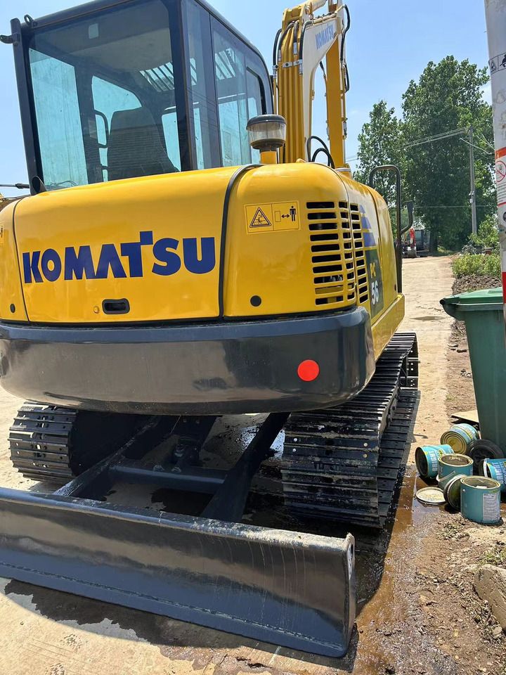 2023 Komatsu PC56-7 crawler excavator, rear view