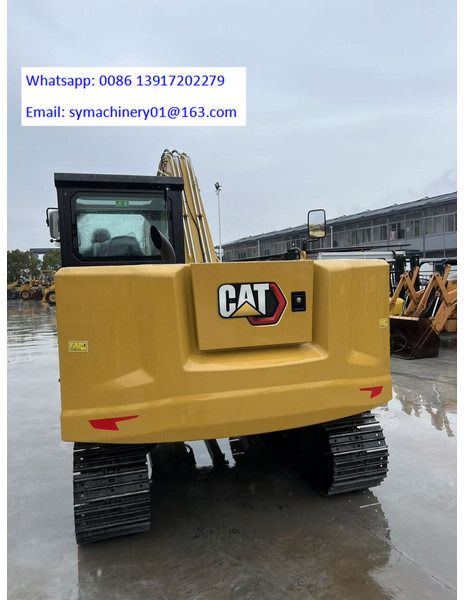 2026 Caterpillar 307 mini excavator, rear view