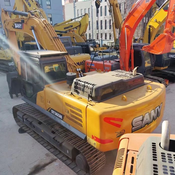 2020 Sany SY365H crawler excavator, rear three-quarter view 2020 Sany SY365H crawler excavator, rear three-quarter view