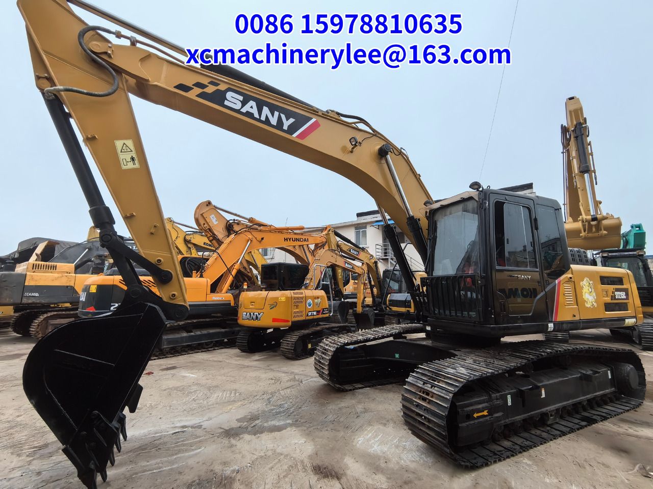 2024 Sany SY215C crawler excavator, side view 2024 Sany SY215C crawler excavator, side view