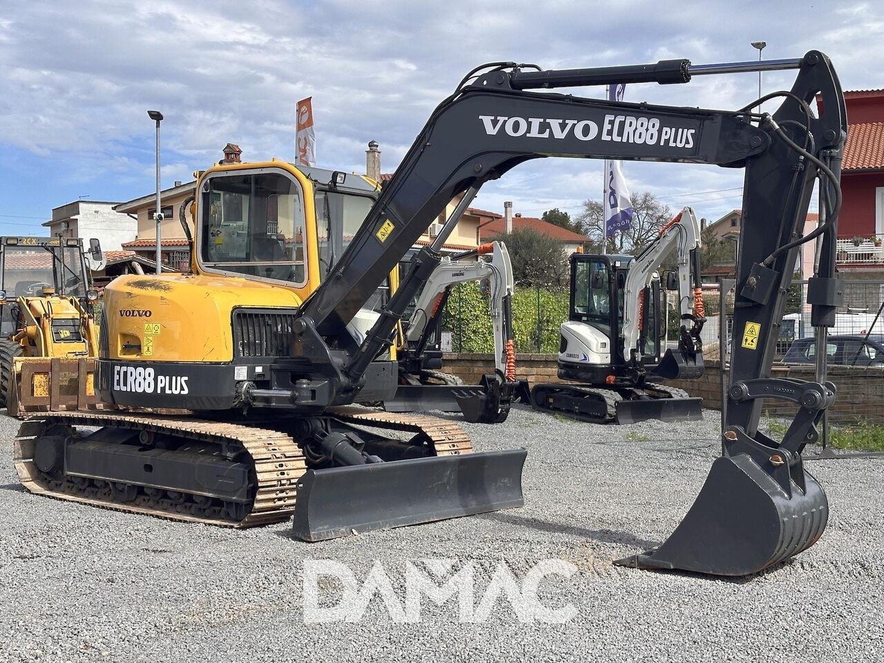 2007 Volvo ECR88 PLUS mini excavator, side profile view