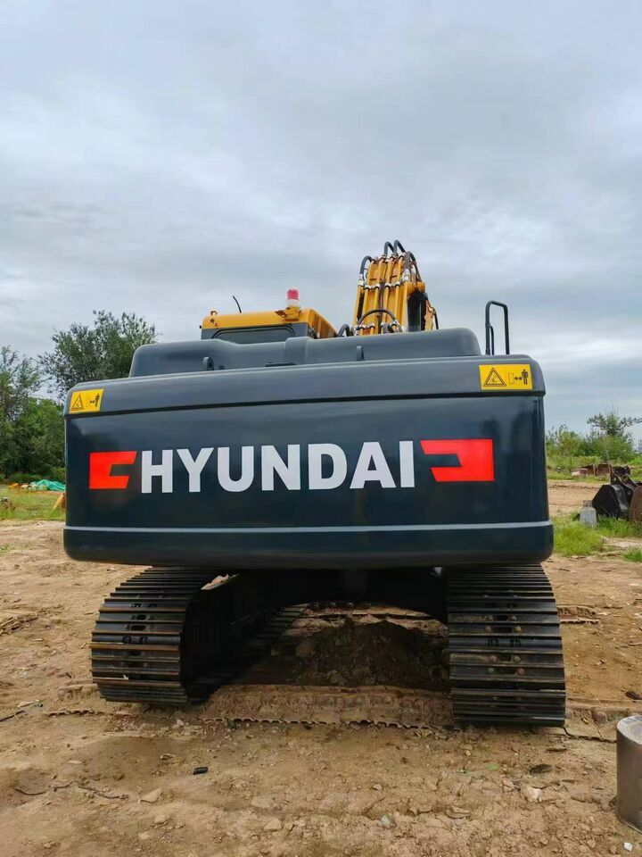 2023 Hyundai HX220 crawler excavator, rear view