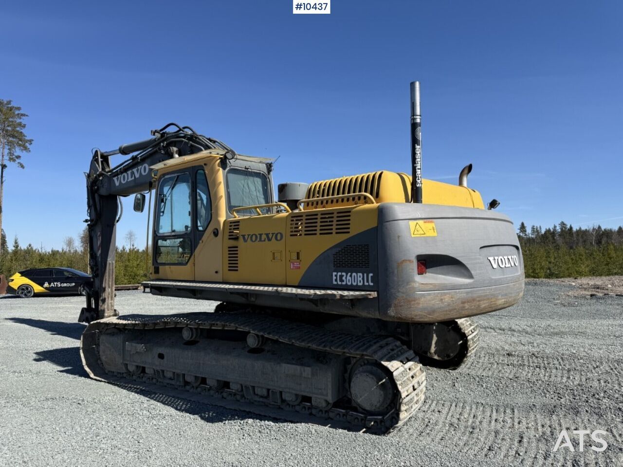 2004 Volvo EC360BLC crawler excavator, rear three-quarter view 2004 Volvo EC360BLC crawler excavator, rear three-quarter view