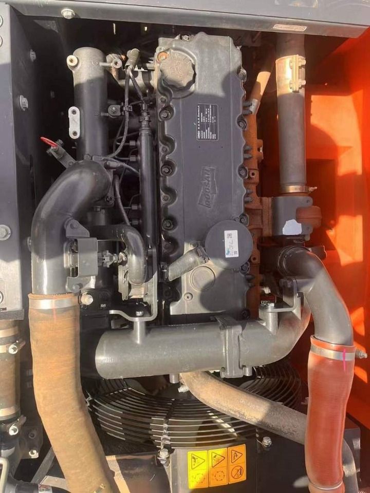 2024 Doosan DX150W-9C wheel excavator engine compartment view 2024 Doosan DX150W-9C wheel excavator engine compartment view