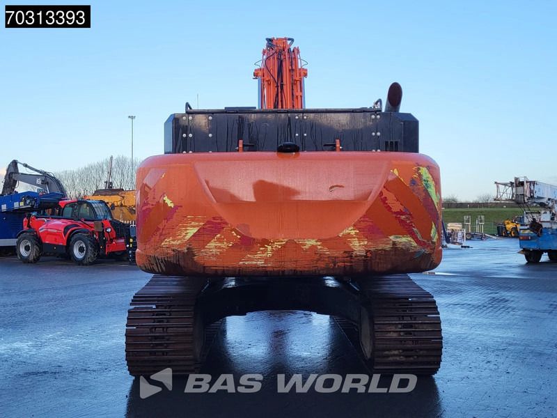2021 Hitachi ZX350LC-7 crawler excavator, rear view