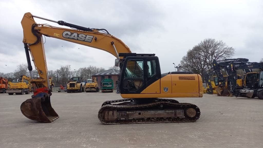 2012 CASE CX210B crawler excavator, side view