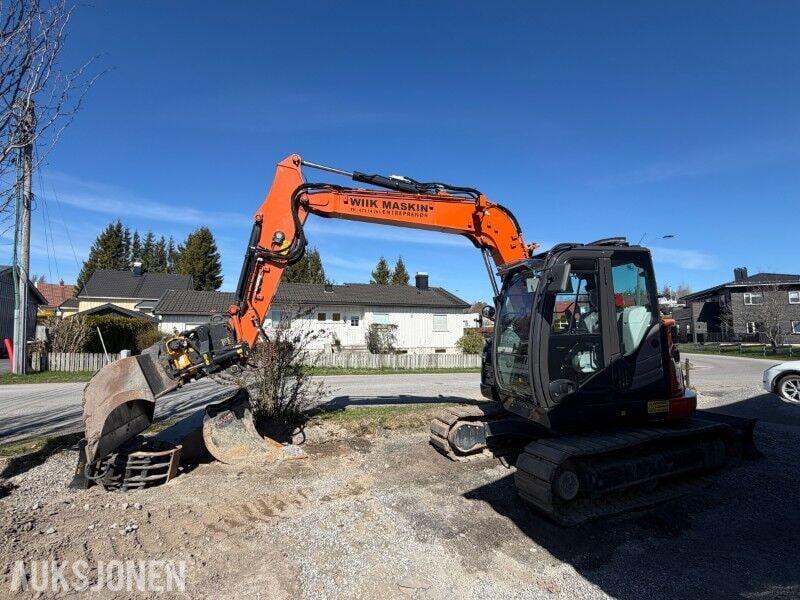 2023 Hitachi ZX85US-6 excavator, side view