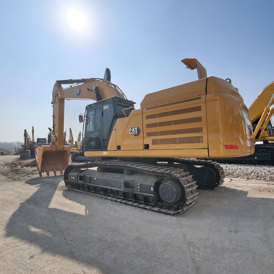 2024 Caterpillar 349GC crawler excavator, rear three-quarter view 2024 Caterpillar 349GC crawler excavator, rear three-quarter view
