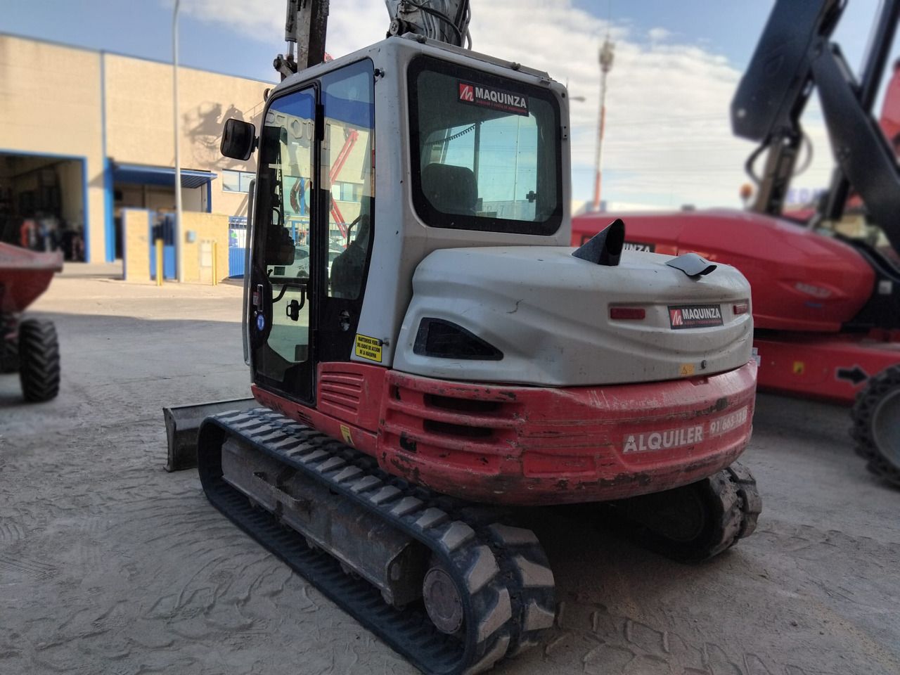2018 Takeuchi TB290 mini excavator, rear three-quarter view 2018 Takeuchi TB290 mini excavator, rear three-quarter view
