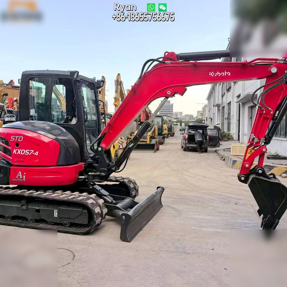 2023 Kubota KX057-4 mini excavator side view 2023 Kubota KX057-4 mini excavator side view