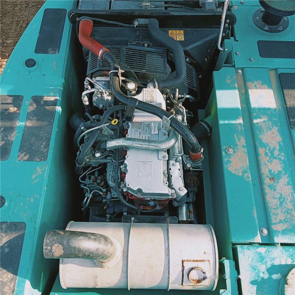 2019 Kobelco SK210 crawler excavator engine compartment view 2019 Kobelco SK210 crawler excavator engine compartment view