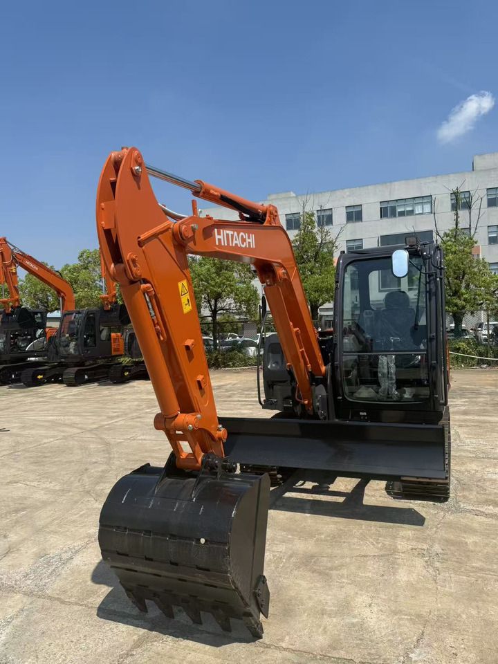2025 Hitachi ZX60 mini excavator, front three-quarter view 2025 Hitachi ZX60 mini excavator, front three-quarter view