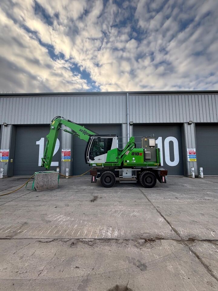 2022 Sennebogen 818-E material handler, side profile view