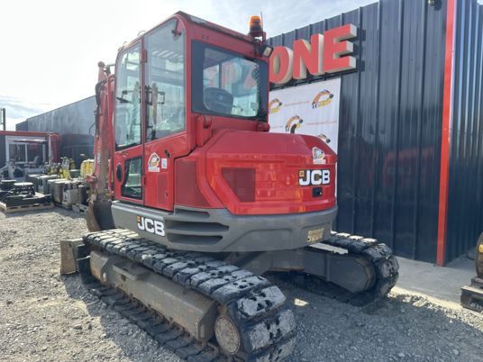 2019 JCB 85Z-1 crawler excavator, rear three-quarter view 2019 JCB 85Z-1 crawler excavator, rear three-quarter view