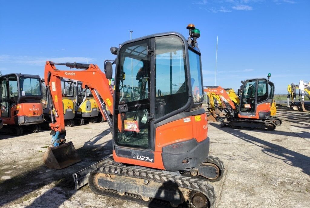 2021 Kubota U27-4 mini excavator, side view 2021 Kubota U27-4 mini excavator, side view