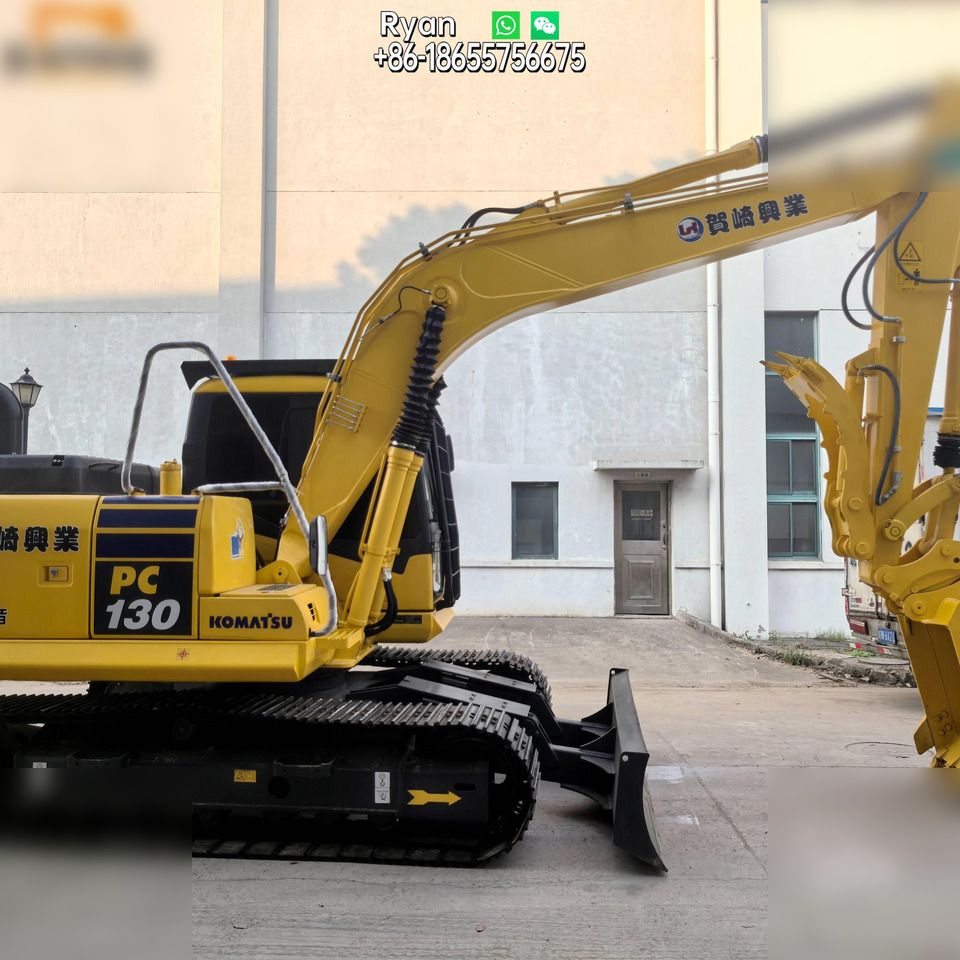 2023 Komatsu PC130 crawler excavator, side profile view 2023 Komatsu PC130 crawler excavator, side profile view