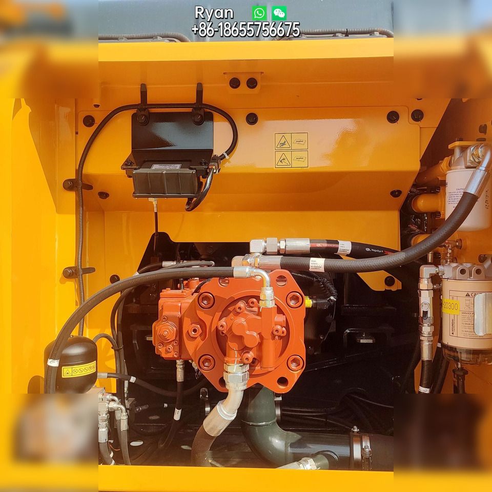 2026 Hyundai HX220HD crawler excavator engine compartment view 2026 Hyundai HX220HD crawler excavator engine compartment view