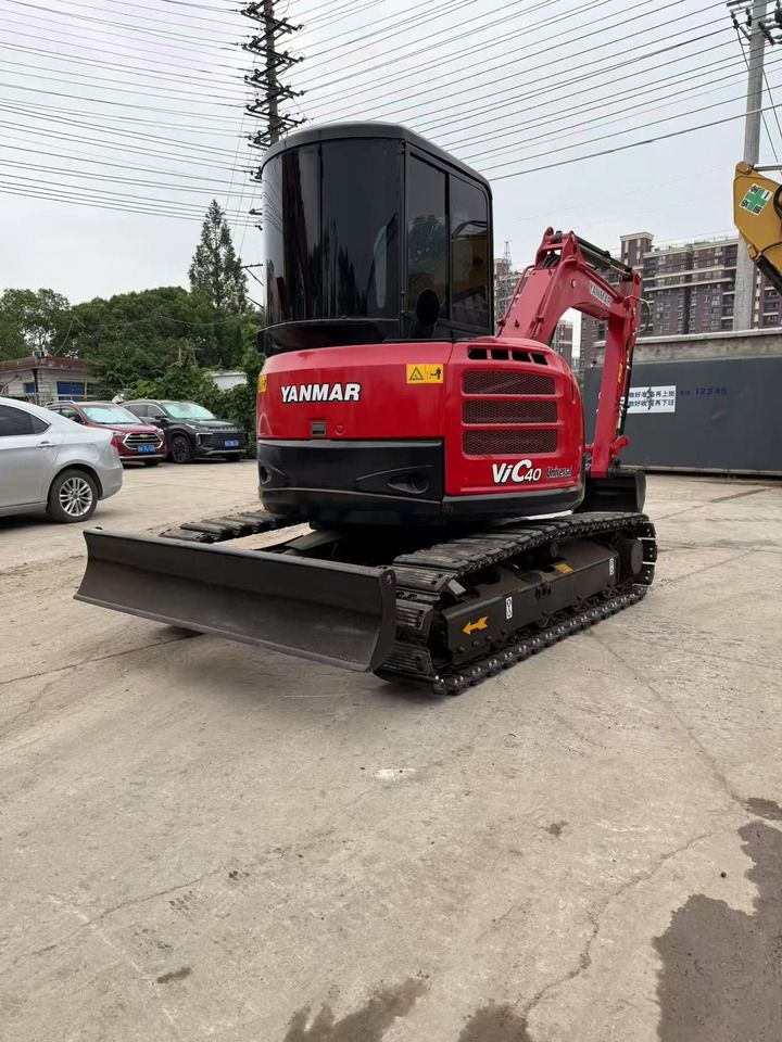 2018 Yanmar ViO40 mini excavator, rear three-quarter view