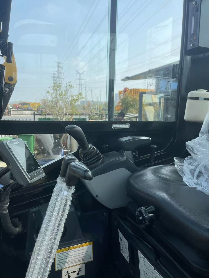 2023 Sany SY26U mini excavator interior cab view