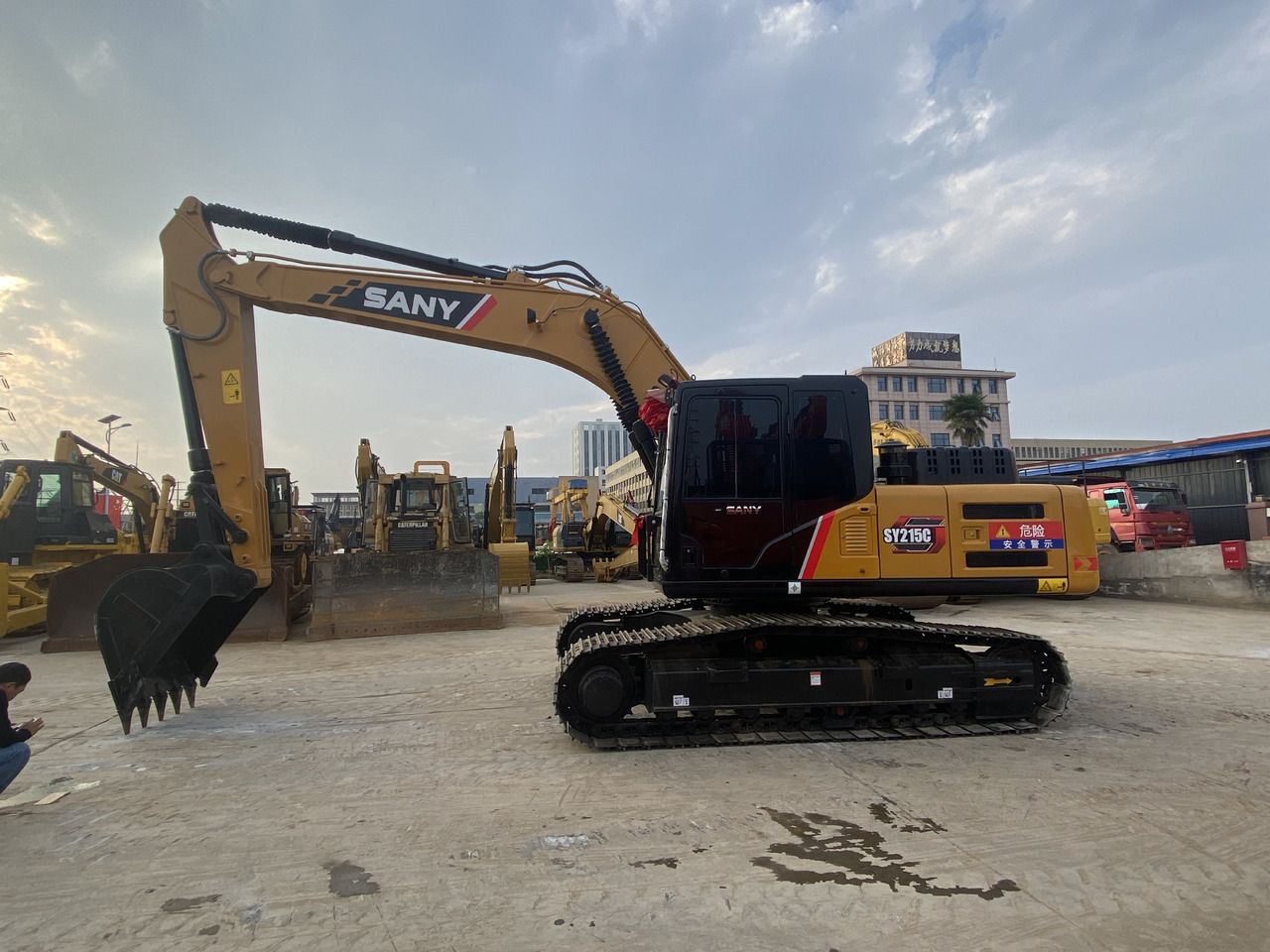 2024 Sany SY215C crawler excavator side view