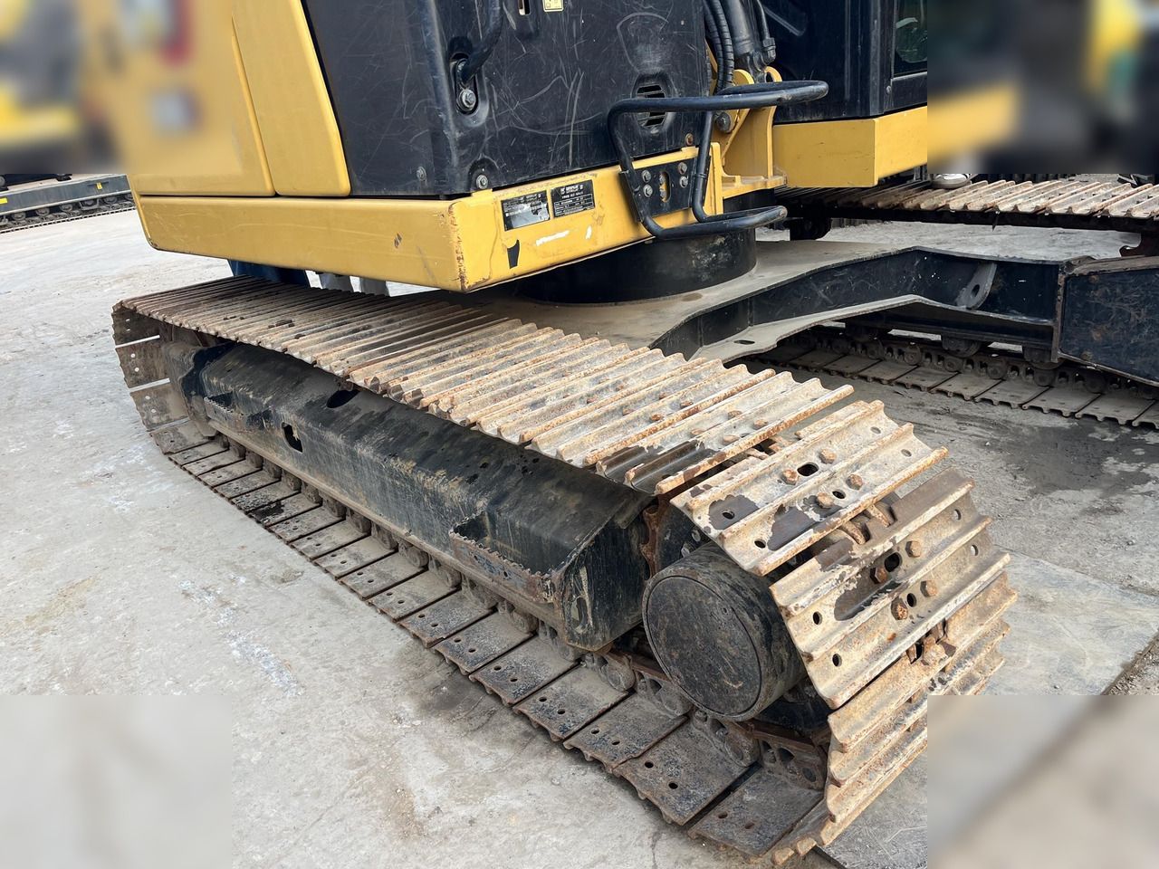 2019 Caterpillar 310 crawler excavator track detail