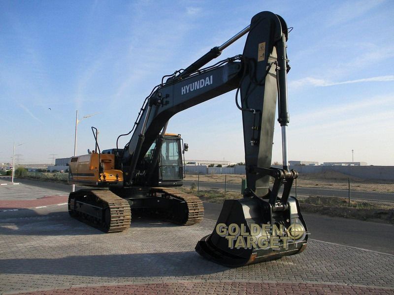 2023 Hyundai HX360L crawler excavator, side view