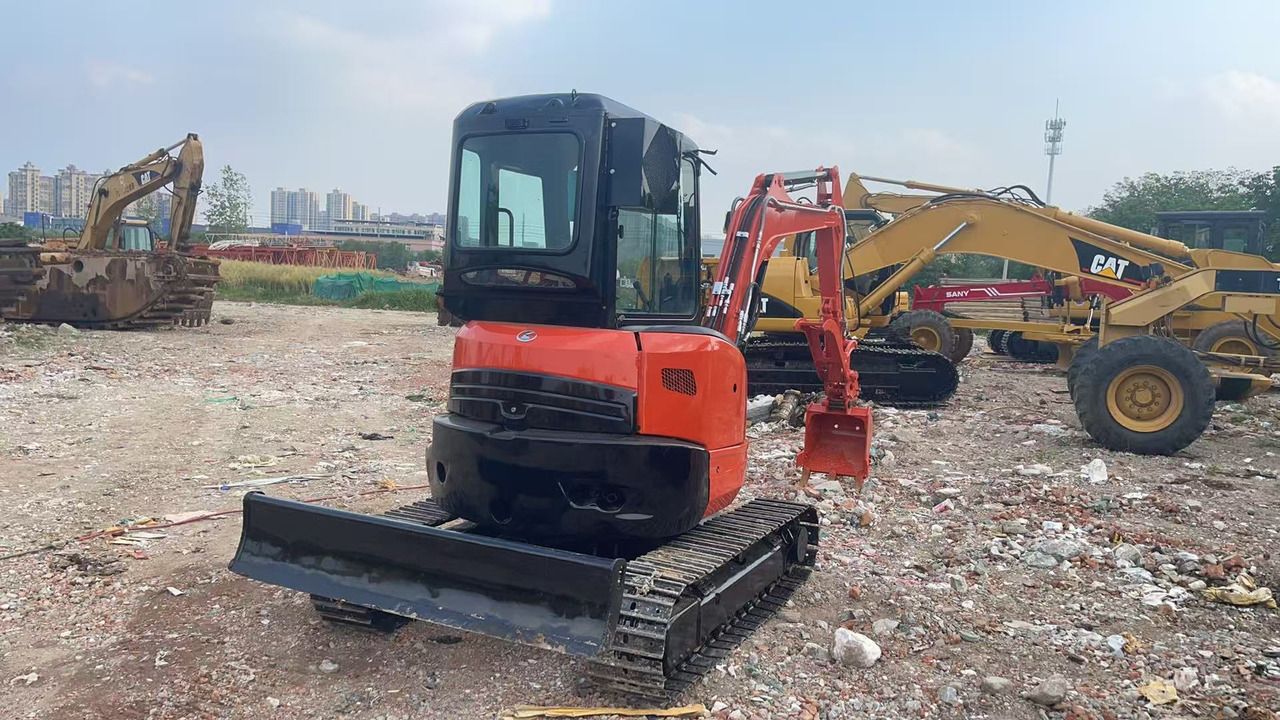 2023 Sany U35 mini excavator, rear three-quarter view