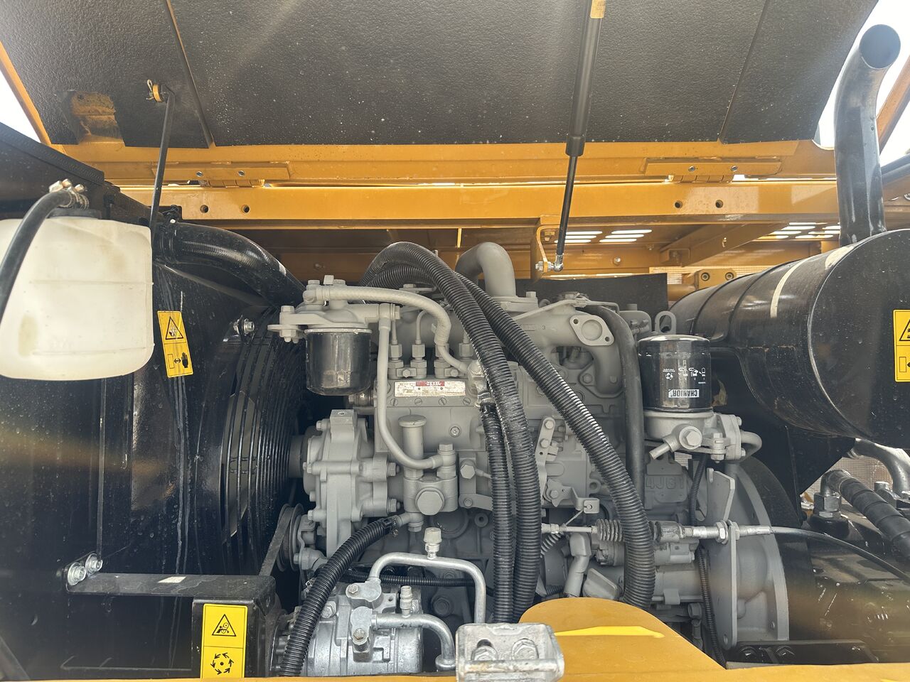 2024 Sany SY95C engine compartment view
