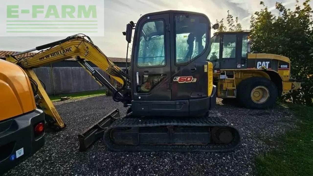 2018 New Holland E60C crawler excavator, side view 2018 New Holland E60C crawler excavator, side view