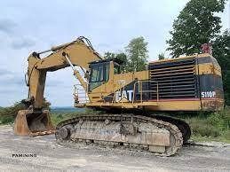 2003 Caterpillar 5110 B crawler excavator, side profile view 2003 Caterpillar 5110 B crawler excavator, side profile view