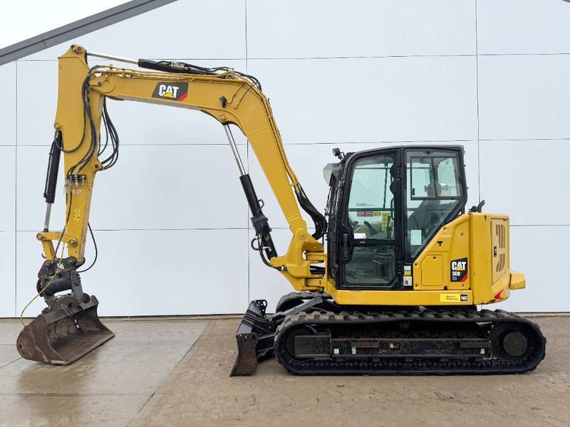 2019 Caterpillar 308CR mini excavator side view 2019 Caterpillar 308CR mini excavator side view