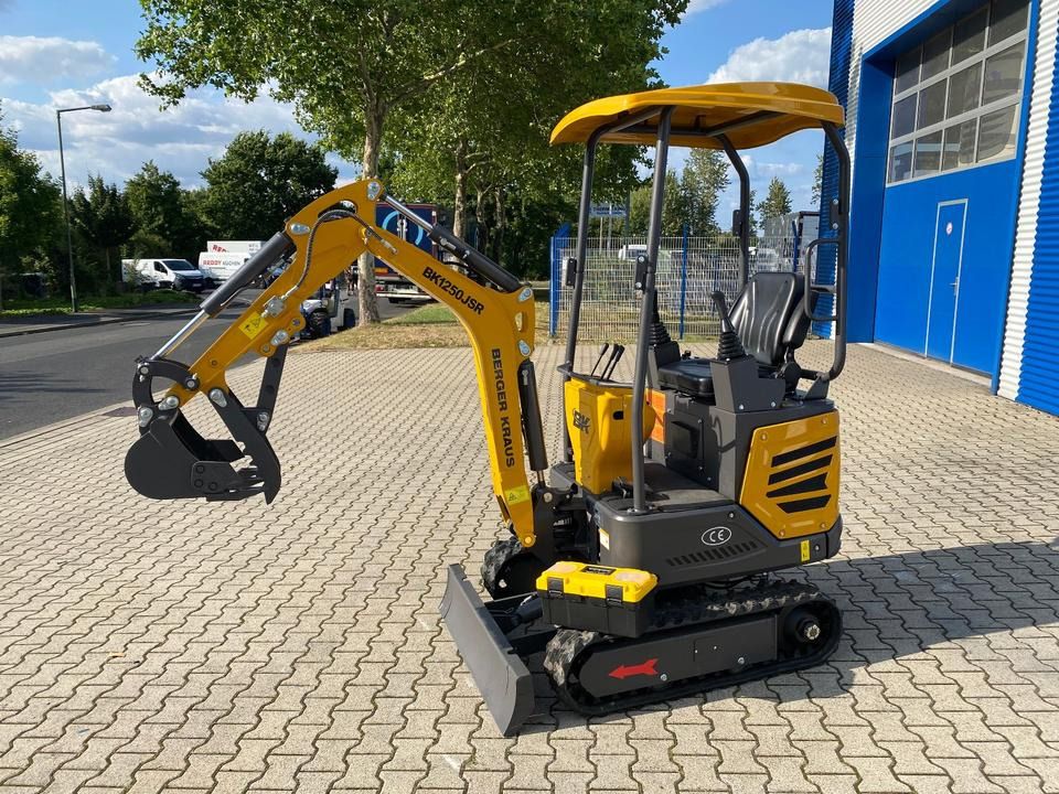 2026 Berger Kraus BK1250JSR mini excavator, side view
