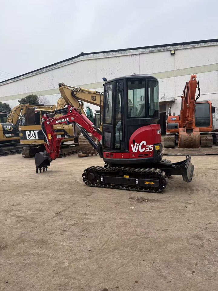 2020 Yanmar ViC35 mini excavator, side view