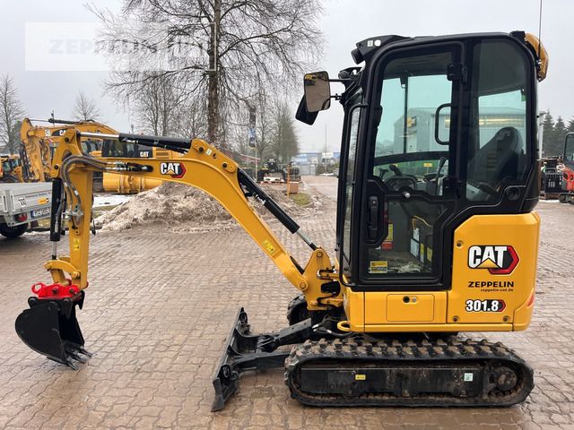 2024 Caterpillar 301.8-05A mini excavator, side view