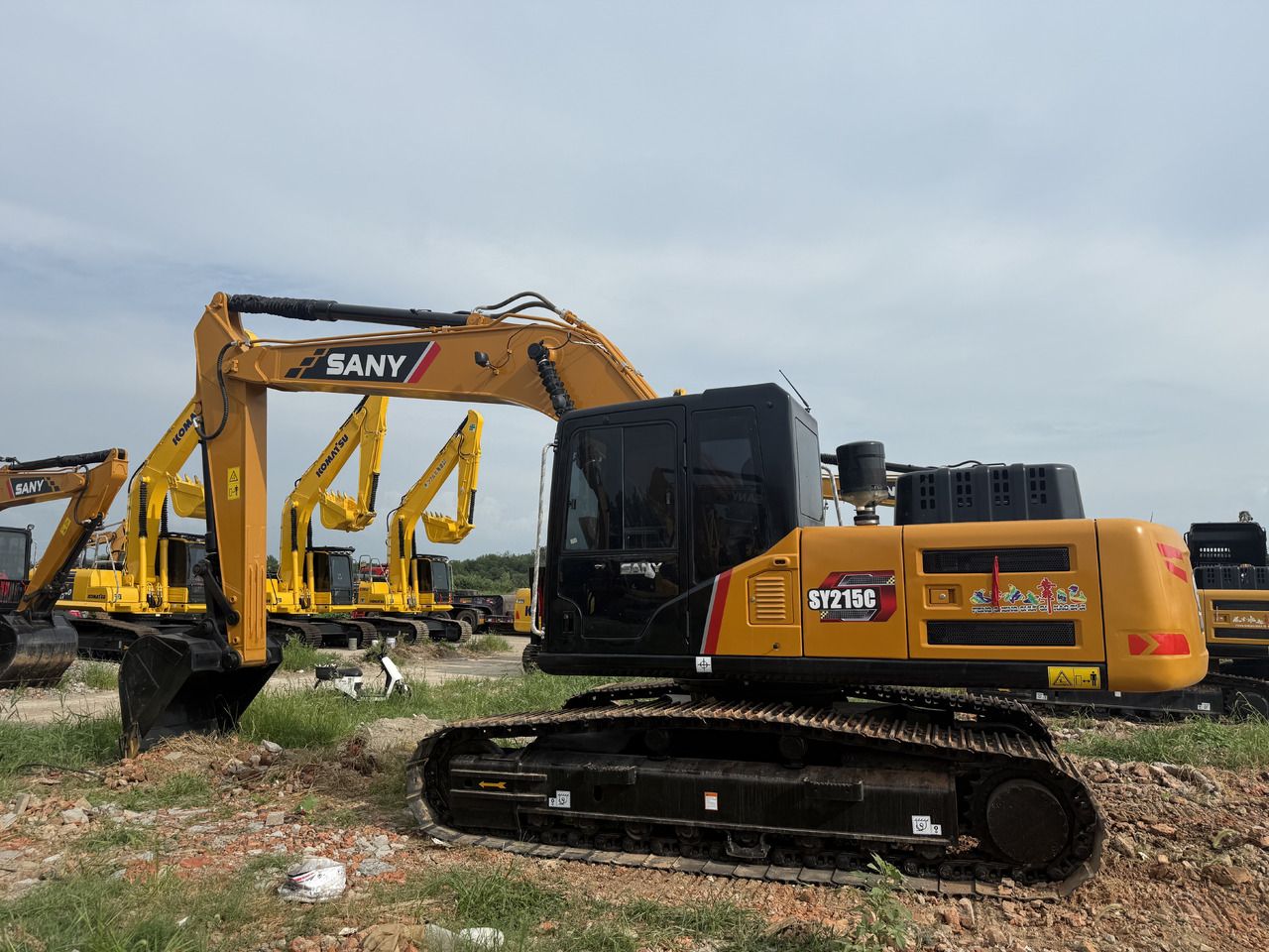 2024 Sany SY215C crawler excavator, side view