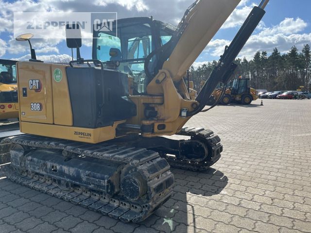 2024 Caterpillar 308-07A mini excavator side view 2024 Caterpillar 308-07A mini excavator side view