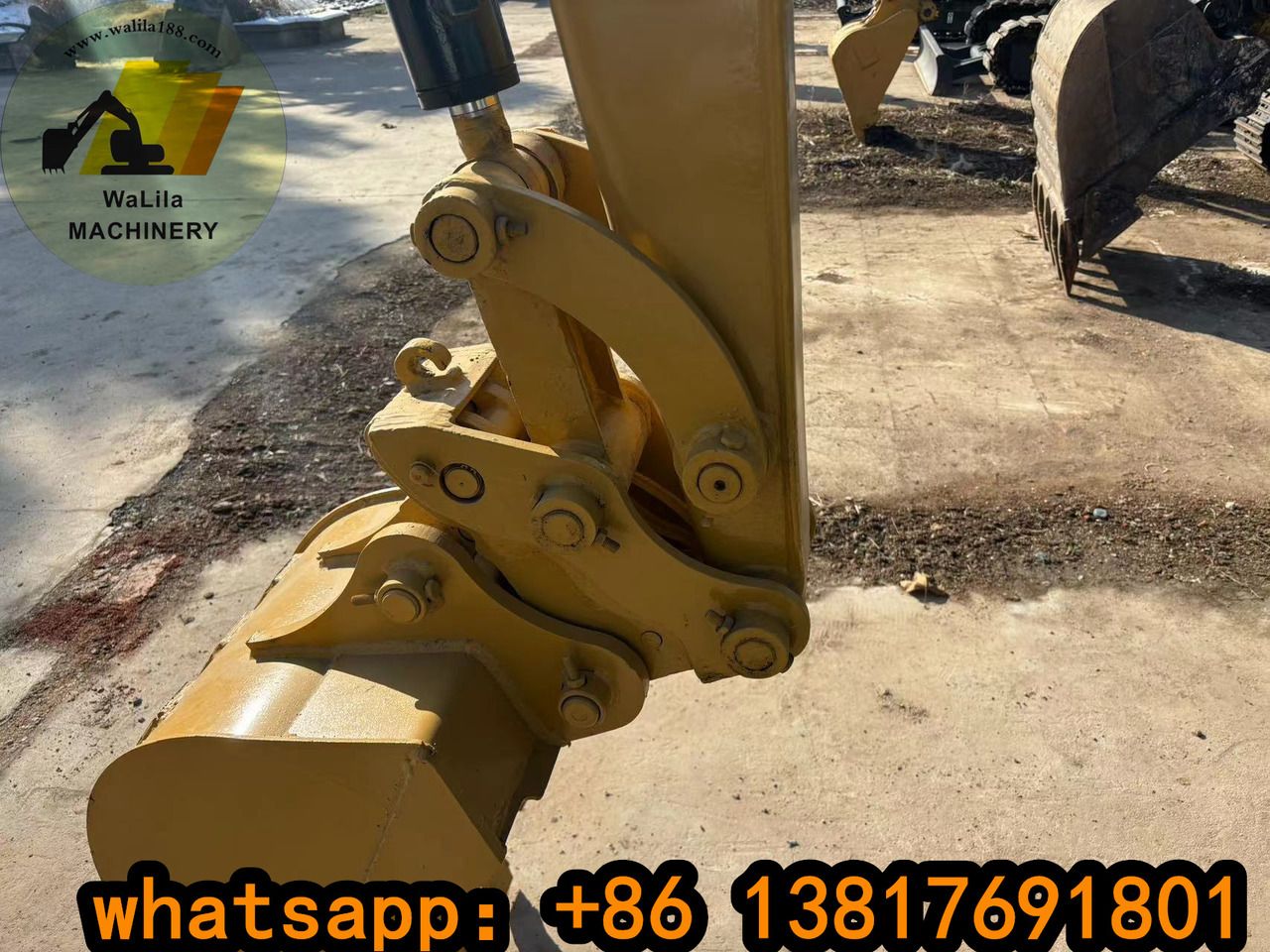 2023 Caterpillar 303CCR mini excavator bucket linkage detail