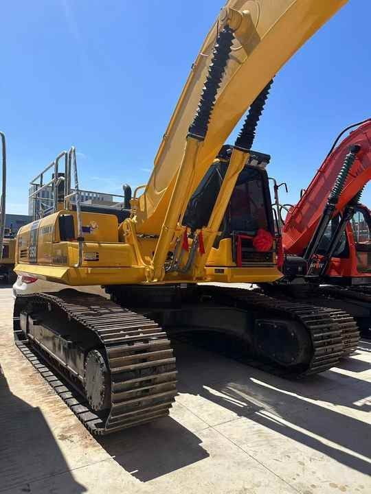 2023 Komatsu PC350-7 crawler excavator, rear three-quarter view