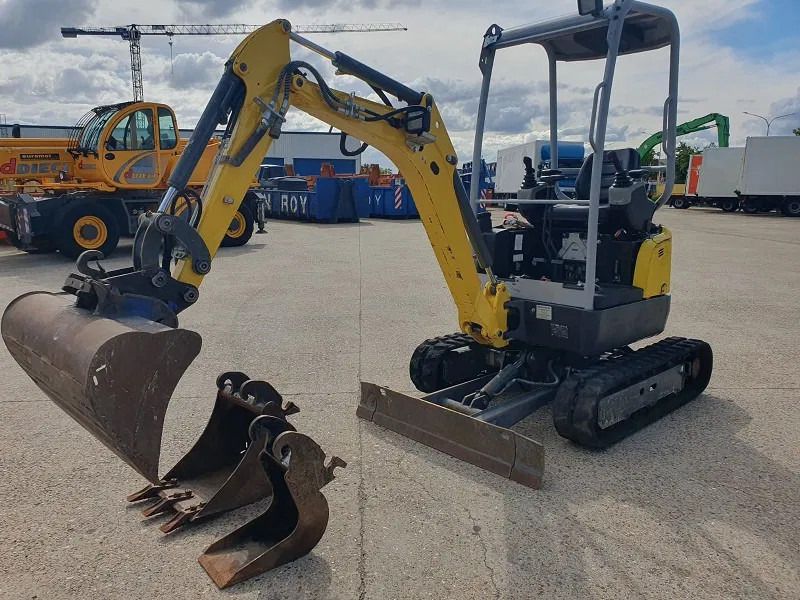 2018 Wacker Neuson EZ17 mini excavator, side view