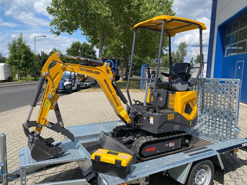 2026 Berger Kraus BK1000JSR mini excavator side view