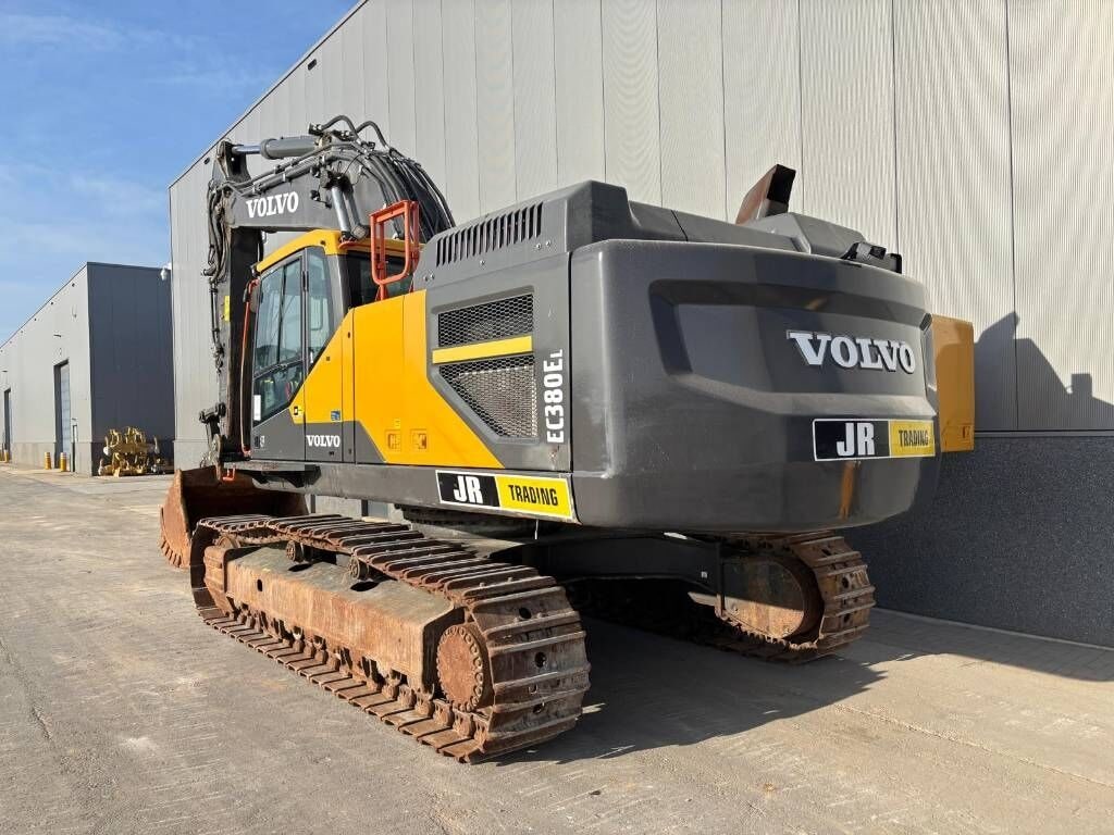 2020 Volvo EC380EL crawler excavator, rear three-quarter view 2020 Volvo EC380EL crawler excavator, rear three-quarter view