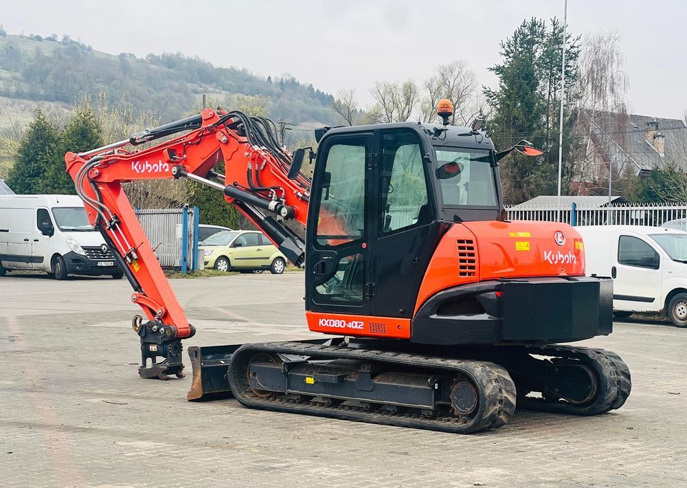 2020 Kubota KX080-4 Α2 crawler excavator, side view