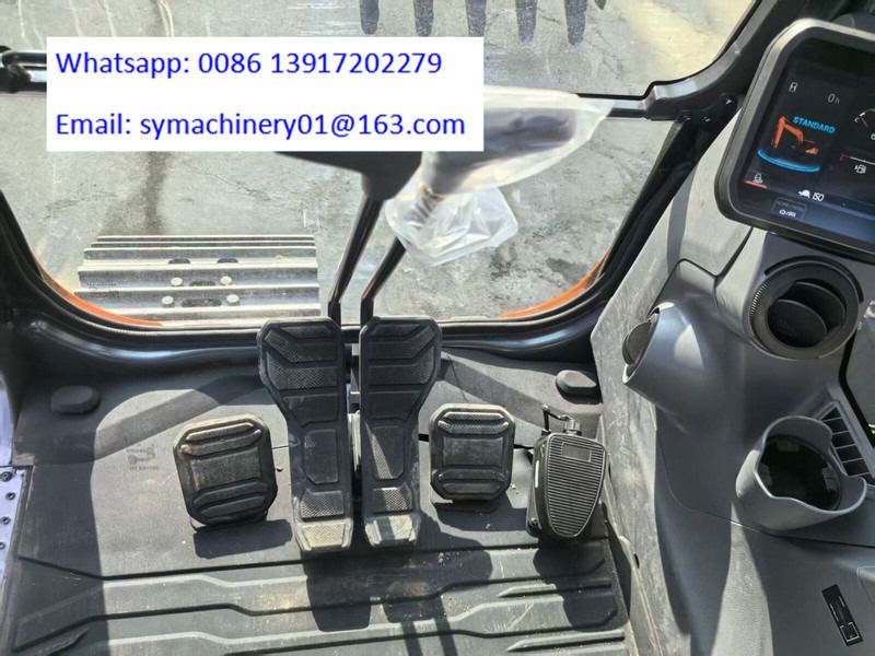 2026 Doosan DX225LC crawler excavator interior cab view 2026 Doosan DX225LC crawler excavator interior cab view