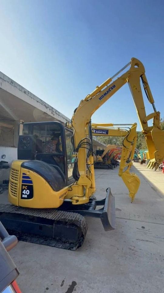 2022 Komatsu PC40MR mini excavator, side view 2022 Komatsu PC40MR mini excavator, side view
