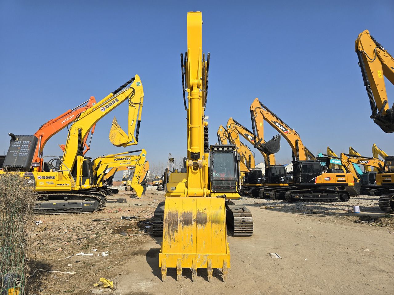 2023 Komatsu PC240-8 crawler excavator, front view