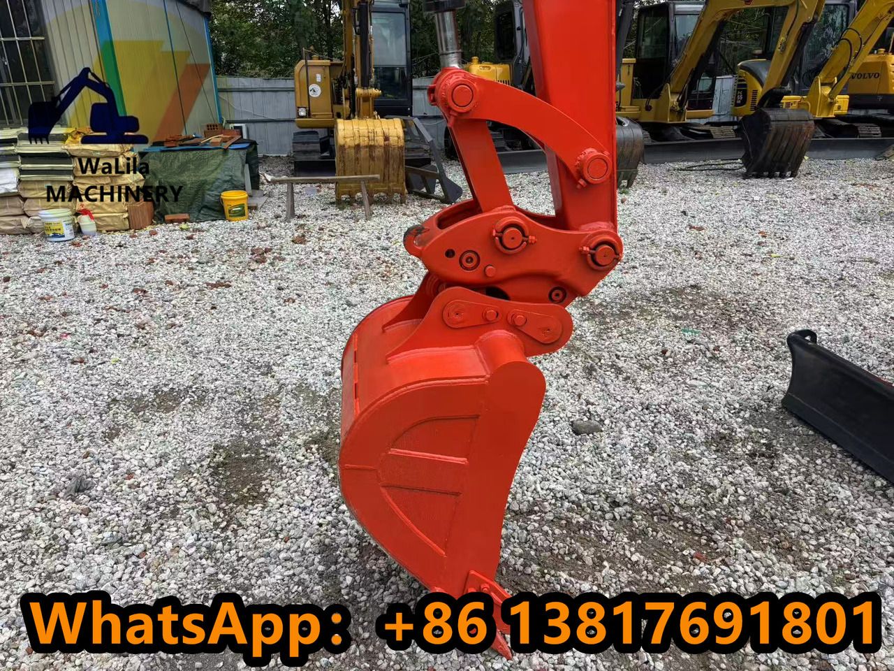 2023 Kubota KX161 mini excavator bucket and linkage