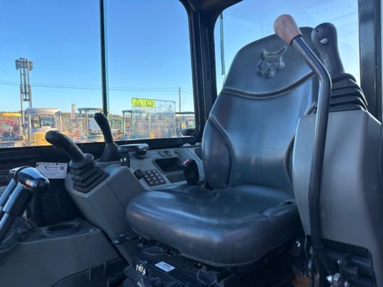 2016 Bobcat E35 mini excavator interior cab view 2016 Bobcat E35 mini excavator interior cab view