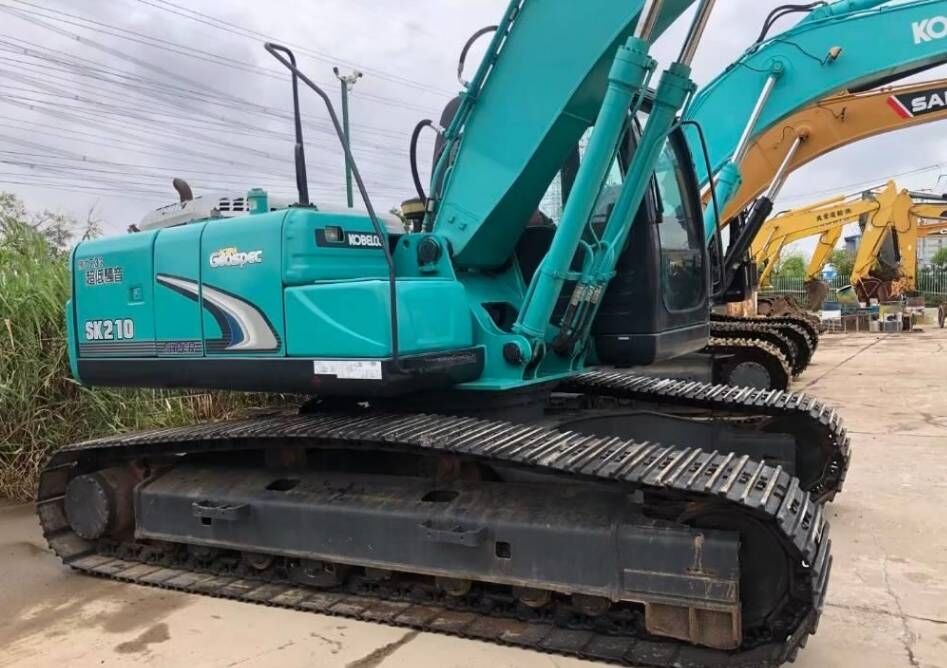 2024 Kobelco SK210 crawler excavator, side view