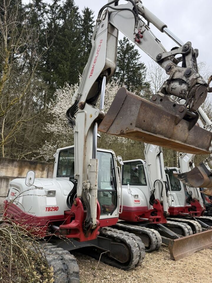 2018 Takeuchi TB290 mini excavator, side view